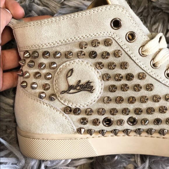 Christian louboutin Lou spike high top sneaker - Picture 2 of 6